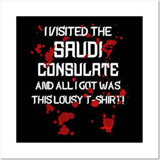 Saudi Consulate Tourist Shirt Posters and Art